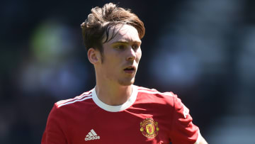 James Garner in pre-season action for Manchester United