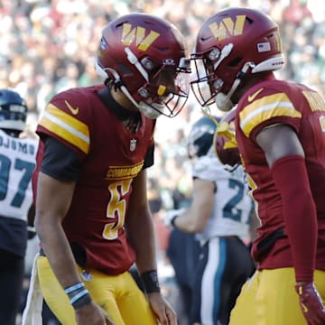 The Commanders may be without both quarterback Jayden Daniels and wide receiver Terry McLaurin on Sunday at the Falcons.