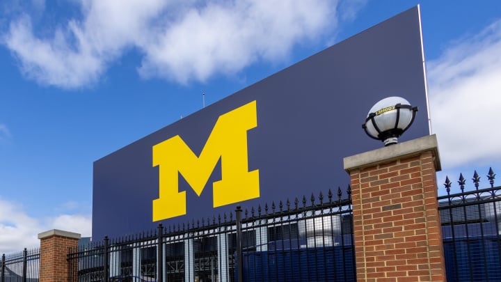 Sep 9, 2023; Ann Arbor, Michigan, USA; A wide view of the Big House before the NCAA game between University of Michigan Wolverines and the UNLV Rebels at Michigan Stadium. Mandatory Credit: David Reginek-USA TODAY Sports