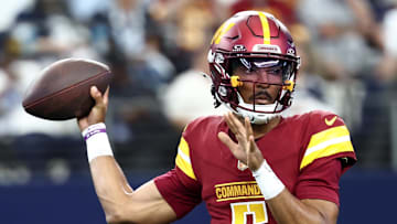 Washington Commanders quarterback Jayden Daniels