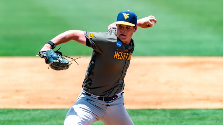 The LSU Tigers take on the West Virginia Mountaineers in game 1 of the 2025 NCAA Div 1 Super Regional Baseball Championship at Alex Box Stadium in Baton Rouge, LA. Saturday, June 7, 2025.