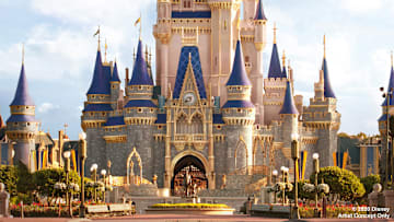 ARTIST CONCEPT ONLY: Cinderella Castle is about to become even more magical inside Magic Kingdom Park at Walt Disney World Resort in Lake Buena Vista, Fla. In honor of the 70th anniversary of the Disney Animation classic film “Cinderella,” the princess’ namesake castle at the heart of Magic Kingdom Park will receive bold, shimmering and regal enhancements. The royal makeover begins in the coming weeks and continues throughout summer. (Disney)