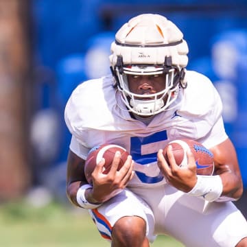 Florida Gators running back Treyaun Webb 