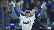 Los Angeles Dodgers first baseman Freddie Freeman's walk-off home run in the 18th inning of Game 3 gave his team a crucial win against the Toronto Blue Jays.