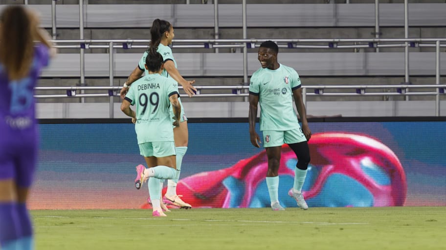 Temwa Chawinga scored the lone goal in the Current's 1–0 win over the Orlando Pride. | Morgan Tencza-Imagn Images