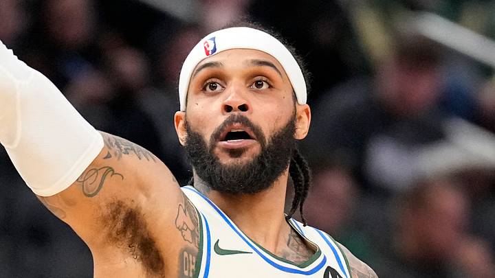 Mar 28, 2026; Milwaukee, Wisconsin, USA;  Milwaukee Bucks guard Gary Trent Jr. (5) during the game against the San Antonio Spurs at Fiserv Forum. Mandatory Credit: Jeff Hanisch-Imagn Images