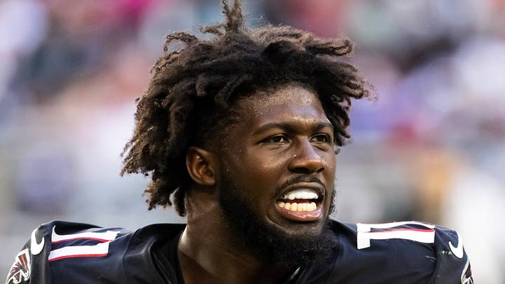 Atlanta Falcons linebacker Jalon Walker 