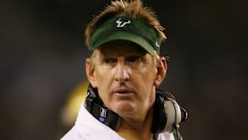 Jim Leavitt was USF's first football coach and received recognition for that by being named to the school's athletic Hall of Fame.