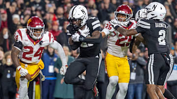 Nebraska running back Emmett Johnson has rushed for 1,131 yards this season, with 11 touchdowns.