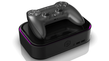 A render of the Polium One blockchain console.