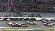 Harrison Burton no. 21 beats Kyle Busch no. 8 to the finish line, Saturday August 24, 2024 to win the Coke Zero Sugar 400 at Daytona International Speedway.