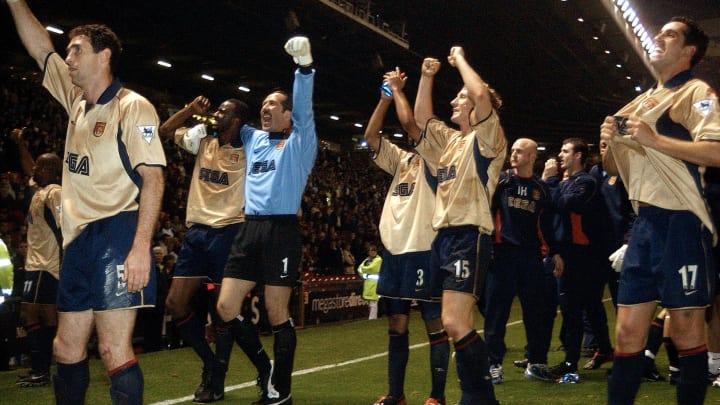 Patrick Vieira, David Seaman, Edu, Martin Keown, Ray Parlour, Ashley Cole