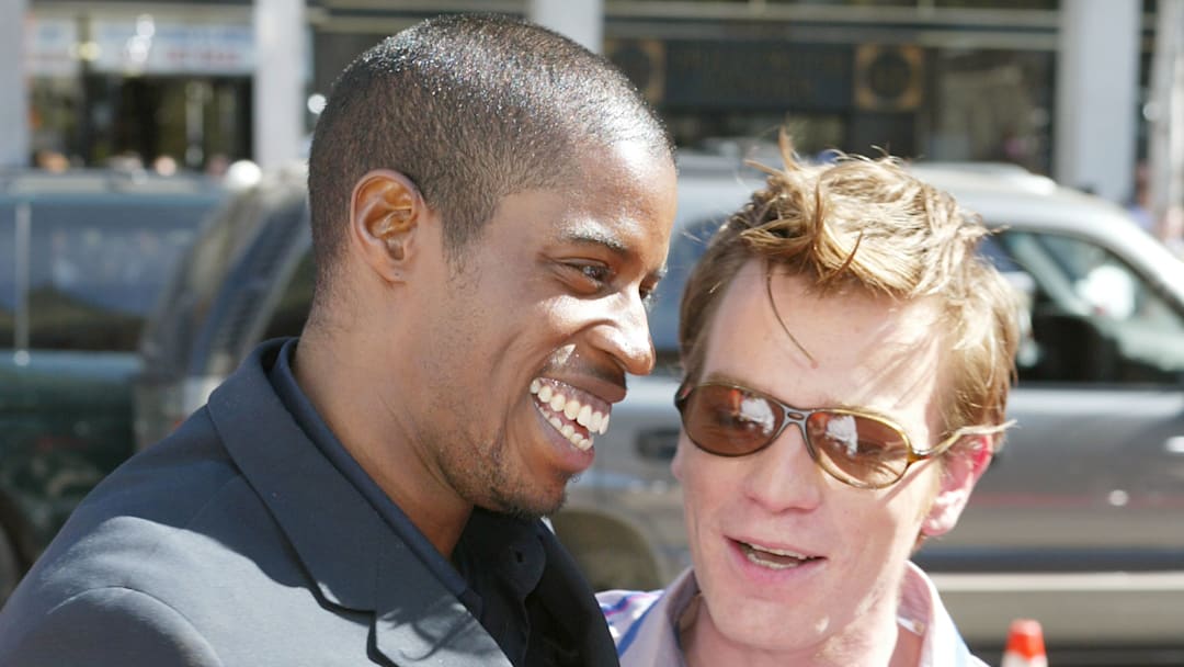 Ahmed Best (Jar Jar) and Ewan McGregor (Obi-Wan Kenobi) on the red carpet