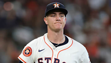 Houston Astros pitcher Hunter Brown