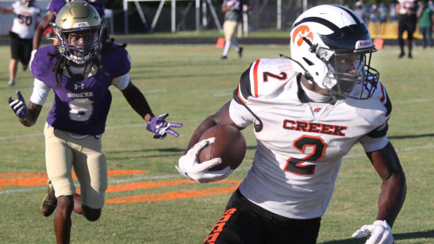 Spruce Creek wide receiver Tony Kinsler.