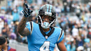 Panthers WR Tetairoa McMillan faces the San Francisco 49ers in Week 12.