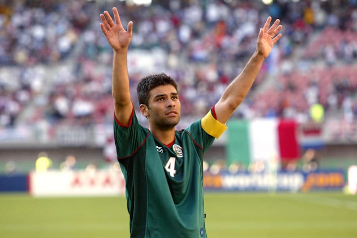 Mexican midfielder and captain Rafael Ma
