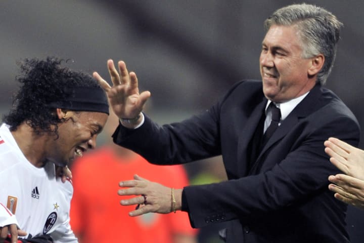 AC Milan's Brazilian forward Ronaldinho