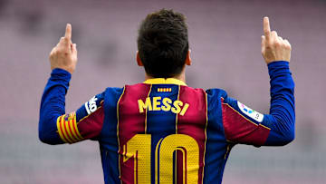 Messi con el FC Barcelona