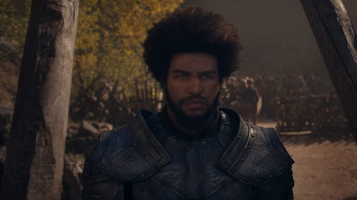 Marcus Rutherford (Perrin Aybara) in The Wheel of Time season 3. Image: Prime Video.