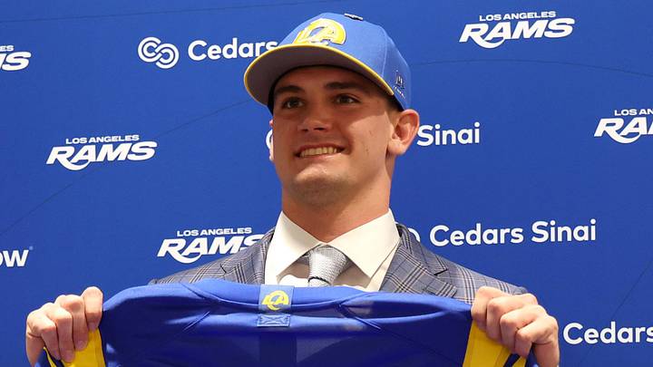 Los Angeles Rams first-round draft pick Ty Simpson.