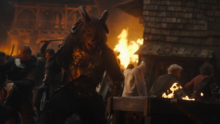 A Trolloc in The Wheel of Time season 3. Image: Prime Video.