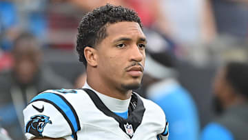 Carolina Panthers running back Chuba Hubbard