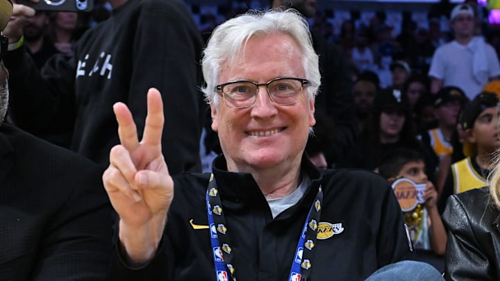 Celebrities At The Los Angeles Lakers Game