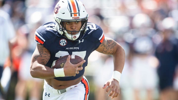 Auburn running back Jarquez Hunter