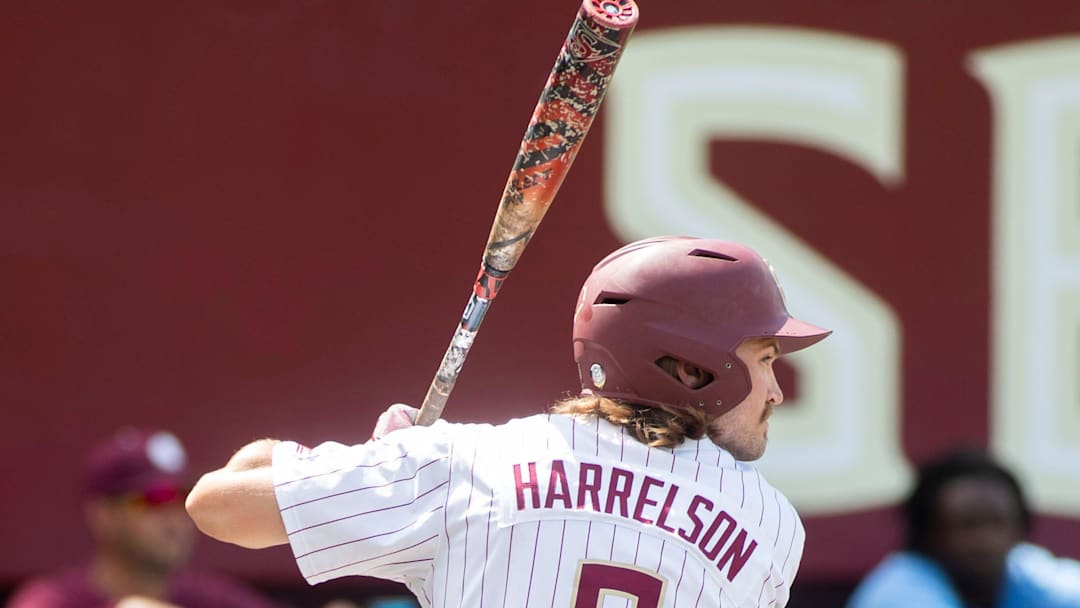 Florida State baseball competes in a first round Tallahassee Regional game against Bethune-Cookman for the NCAA College World Series at Dick Howser Stadium Friday, May 30, 2025.