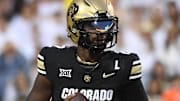 Sep 21, 2024; Boulder, Colorado, USA; Colorado Buffaloes quarterback Shedeur Sanders (2) drops back to pass during the first half against the Baylor Bears at Folsom Field. Mandatory Credit: Christopher Hanewinckel-Imagn Images