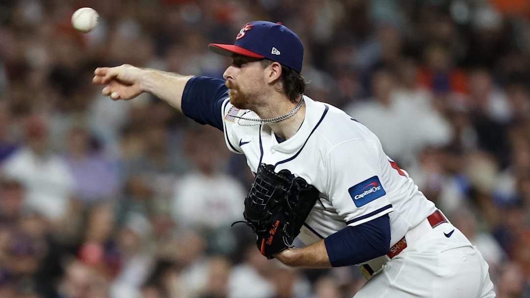 United States starting pitcher Nolan McLean.