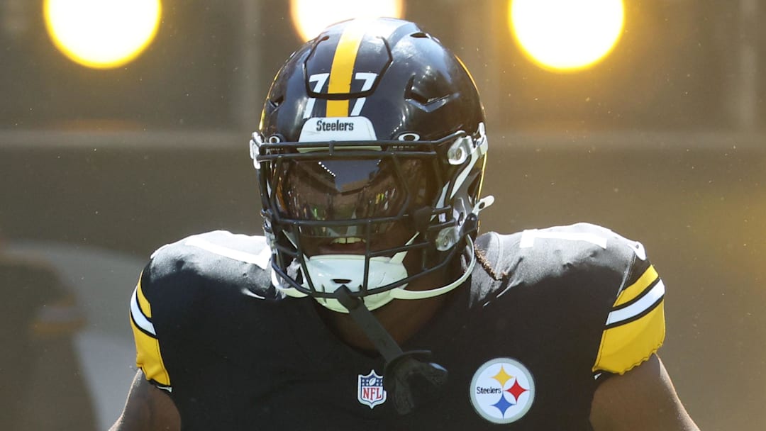 Pittsburgh Steelers offensive tackle Broderick Jones