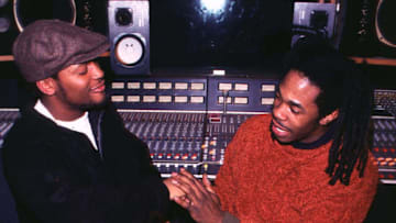 D'Angelo and Busta Rhymes in Recording Studio
