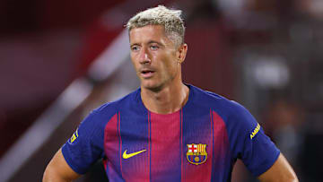 Robert Lewandowski finished as Barcelona’s top scorer last season.
