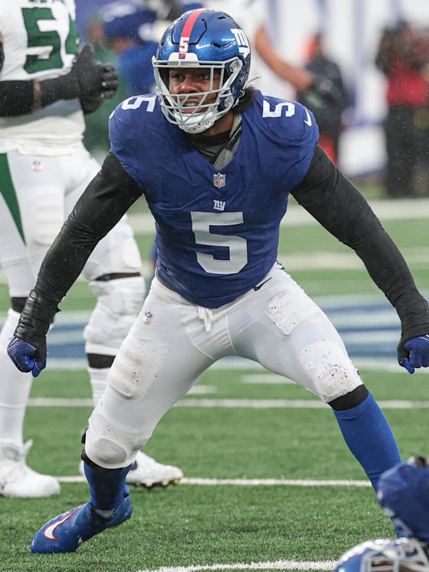 New York Giants linebacker Kayvon Thibodeaux 