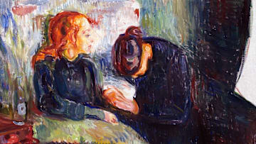 A detail of Edvard Munch’s ‘The Sick Child,’ a portrait of his sister who died of tuberculosis at age 15.
