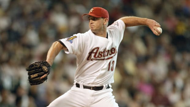 Astros pitcher Billy Wagner delivers a pitch in 2003.