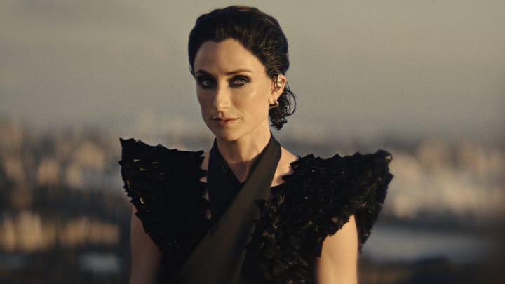 Natasha O'Keeffe (Lanfear) in The Wheel of Time season 3. Image: Prime Video.