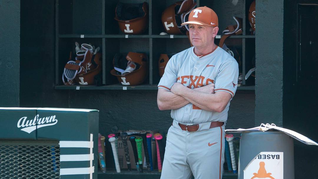 Texas Longhorns head coach Jim Schlossnagle