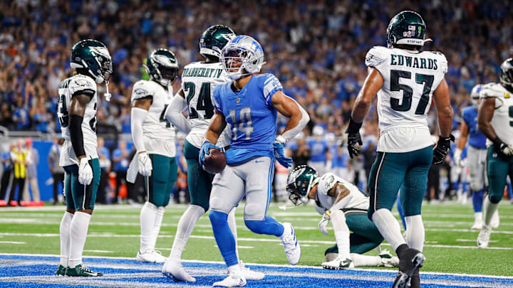 Detroit Lions receiver Amon-Ra St. Brown.