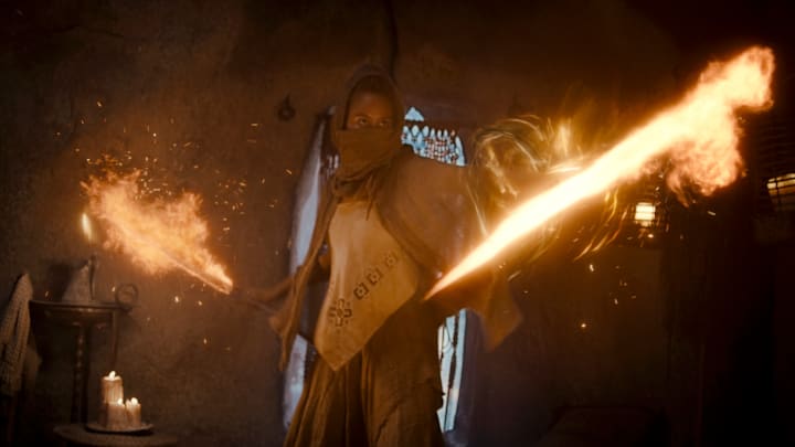 Ayoola Smart (Aviendha) in The Wheel of Time season 3. Image: Prime Video.