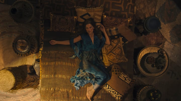 Rosamund Pike (Moiraine) in The Wheel of Time season 3. Image: Prime Video.