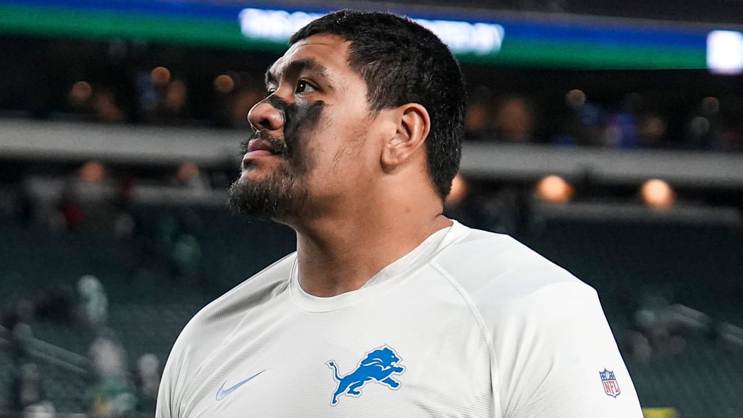 Detroit Lions offensive tackle Penei Sewell