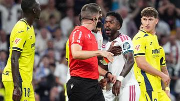 Vinicius Junior sah gegen Villarreal die Rote Karte