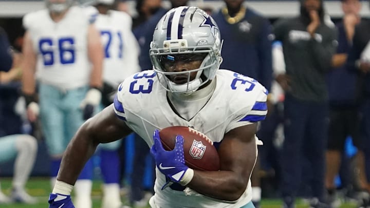 Cowboys RB Javonte Williams has emerged into a No. 1 fantasy running back this season.