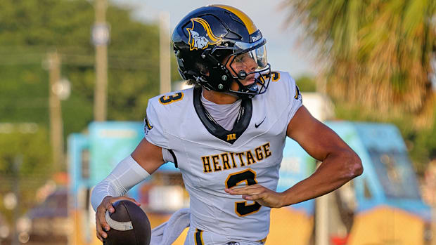 Texas commit and elite QB Dia Bell is back to lead the American Heritage offense in 2025.