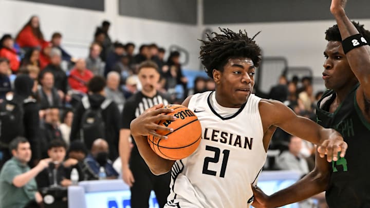 Salesian's Carlton Perrilliat, shown here in a game versus St. Joseph-Santa Maria in the Crush of the Valley showcase, had 27 points in a NCS Open Division semifinal win over San Ramon Valley on Wednesday Salesian's Carlton Perrilliat, shown here in a game versus St. Joseph-Santa Maria in the Crush of the Valley showcase, had 27 points in a NCS Open Division semifinal win over San Ramon Valley on Wednesday
