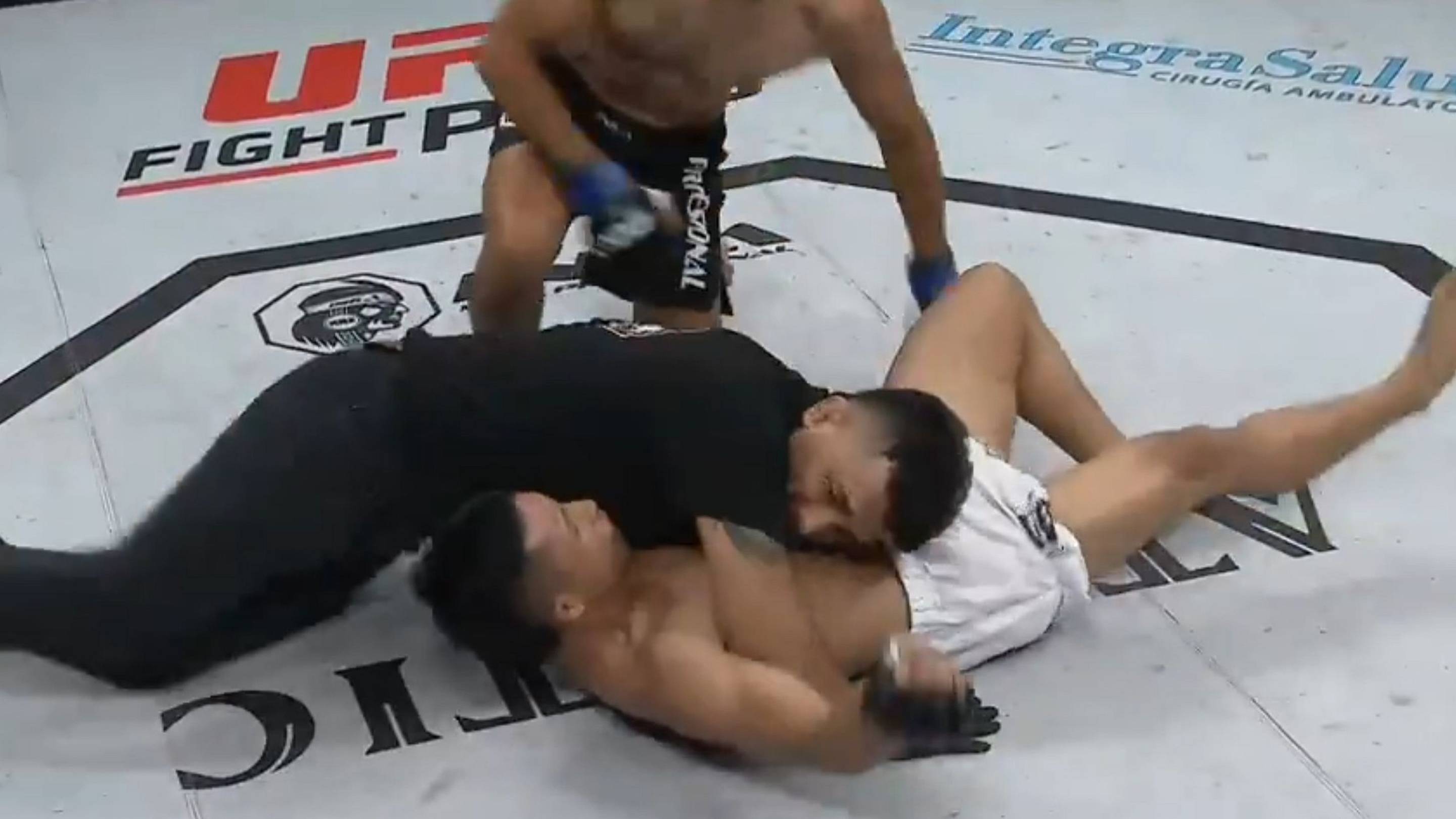 MMA Fighter Left in Scary Position After Violent Head Kick Knockout