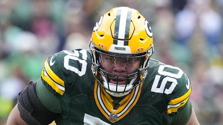 Green Bay Packers right tackle Zach Tom is part of the team's banged-up offensive line.